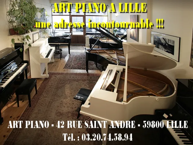 Le magasin Art Piano à Lille